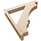 Ekena Millwork 6-in W x 36-in D x 40-in H Balboa Block Rough Cedar Woodgrain TimberThane Outlooker, Primed Tan OUTUR060X36X40BOA44RCPR - alternate 3
